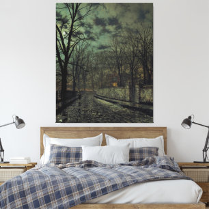 Lienzo John Atkinson Grimshaw - Noviembre