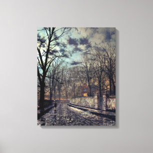Lienzo John Atkinson Grimshaw Noviembre