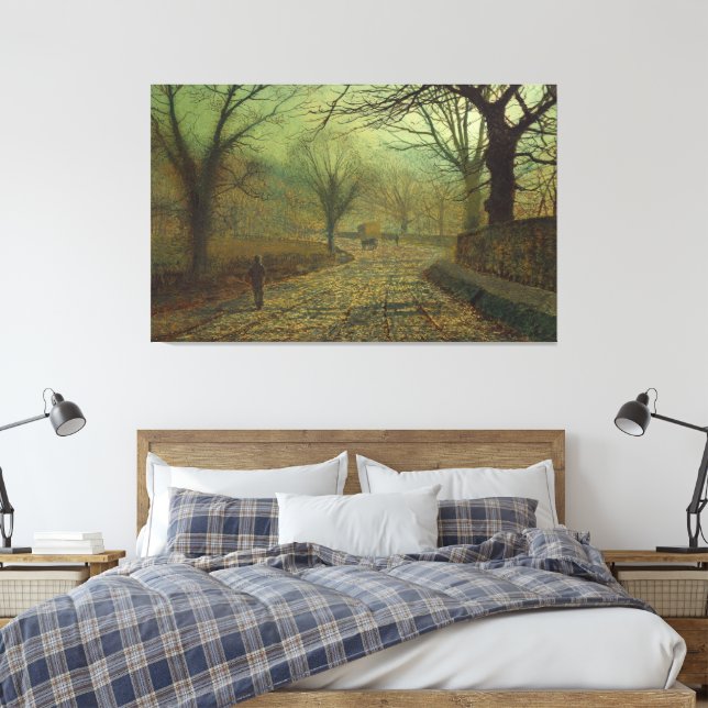 Lienzo John Atkinson Grimshaw - Stapleton Park, near Pont (Insitu(Dormitorio))