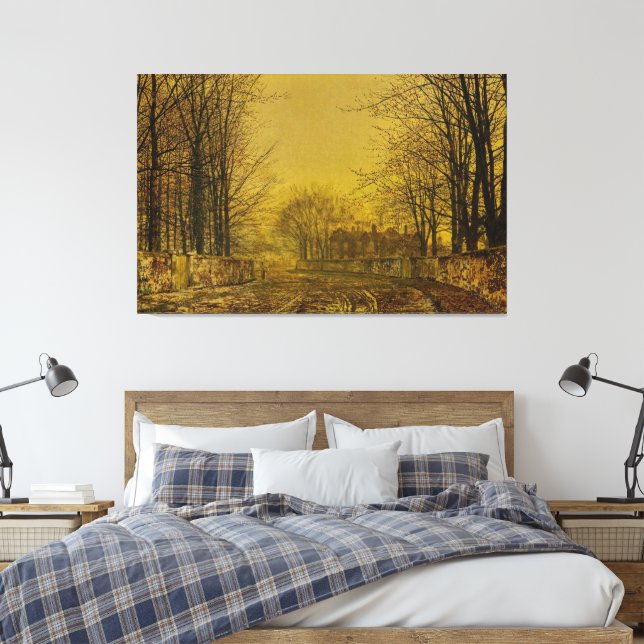 Lienzo John Atkinson Grimshaw - The Queen’s Highway (Insitu(Dormitorio))