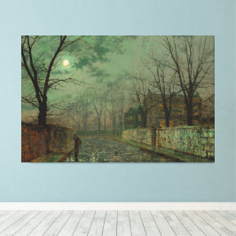 Lienzo John Atkinson Grimshaw - Under the Silvery Moon