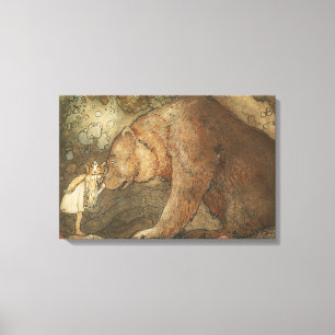 Lienzo John Bauer - Pobre Pequeña Base