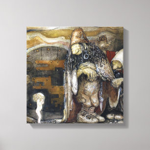 Lienzo John Bauer Troll