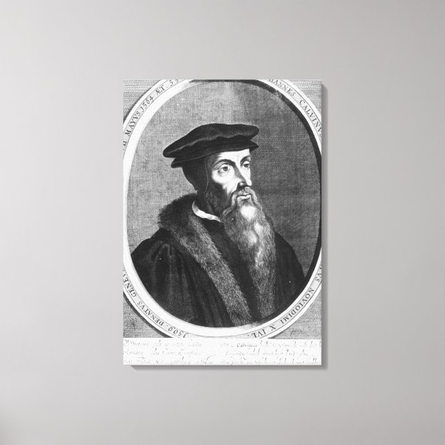 Lienzo John Calvin (Anverso)