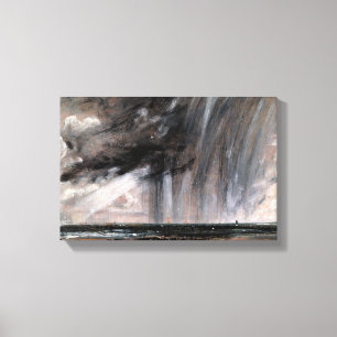 Lienzo John Constable - estudio del paisaje marino con la