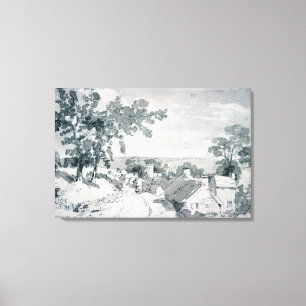 Lienzo John Constable   La entrada a la aldea de Ed