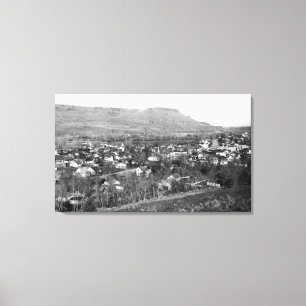 Lienzo John Day, Oregon Town View Photograph