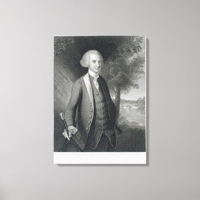 Lienzo John Dickinson, grabado por John B. Forrest (1814- (Anverso)