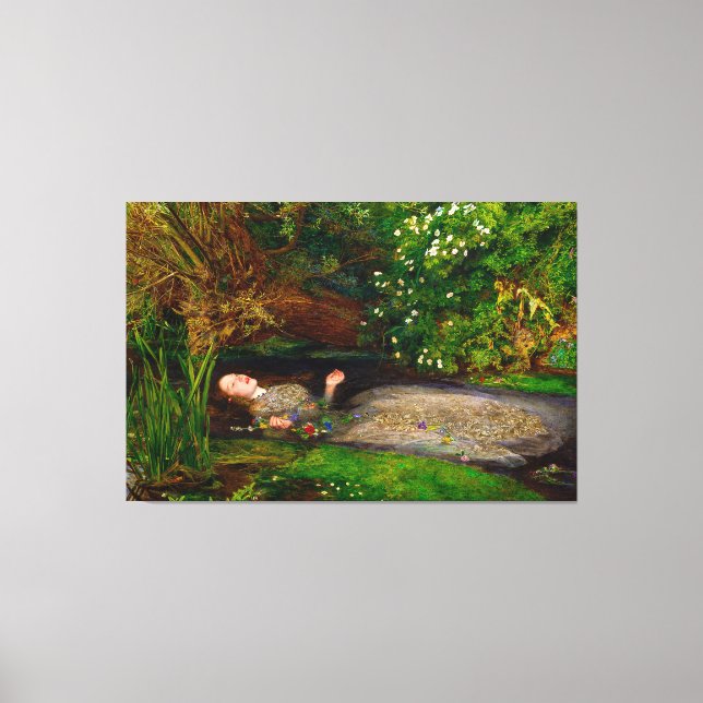 LIENZO JOHN EVERETT MILLAIS - OPHELIA - 1851-1852 - (Anverso)