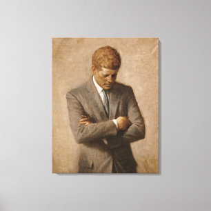 Lienzo John Fitzgerald Kennedy - Retrato oficial