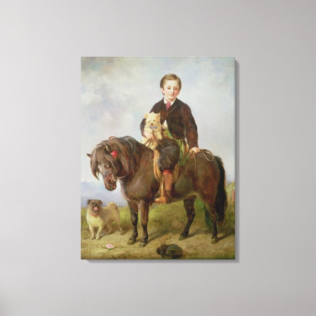 Lienzo John Samuel Bradford como niño (Anverso)