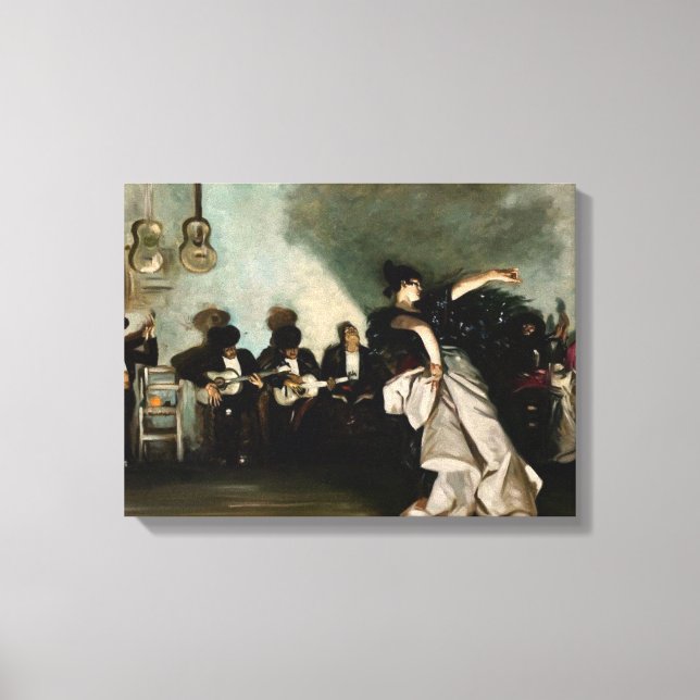 Lienzo John Singer Sargent- El Jaleo (Anverso)