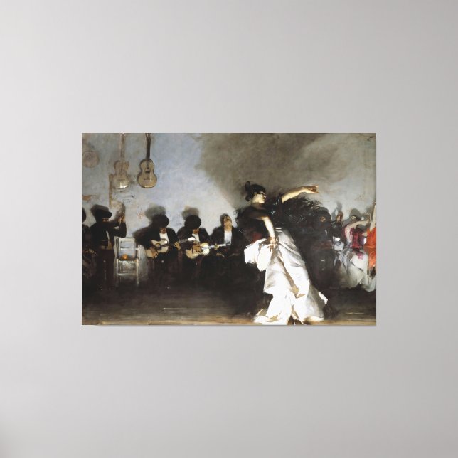 Lienzo John Singer Sargent - El Jaleo (Anverso)