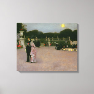 Lienzo John Singer Sargent - En los jardines de Luxemburg