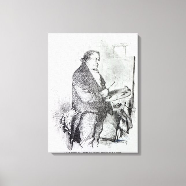 Lienzo John Thomas Smith | Joseph Mallord William Turner (Anverso)