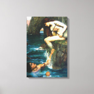 Lienzo John William Waterhouse la sirena