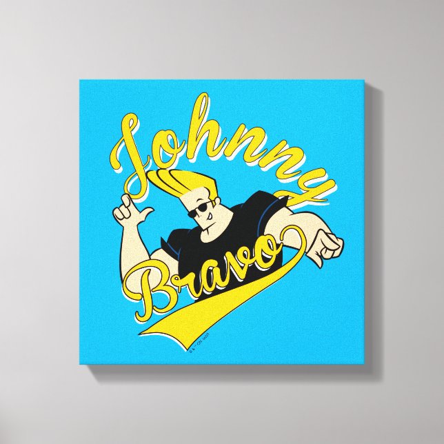 Lienzo Johnny Bravo Athletic Graphic (Anverso)