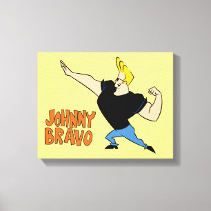 Lienzo Johnny Bravo Flexing