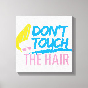 Lienzo Johnny Bravo - No toques el gráfico del pelo