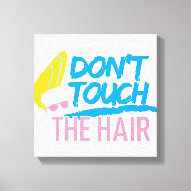 Lienzo Johnny Bravo - No toques el gráfico del pelo (Anverso)