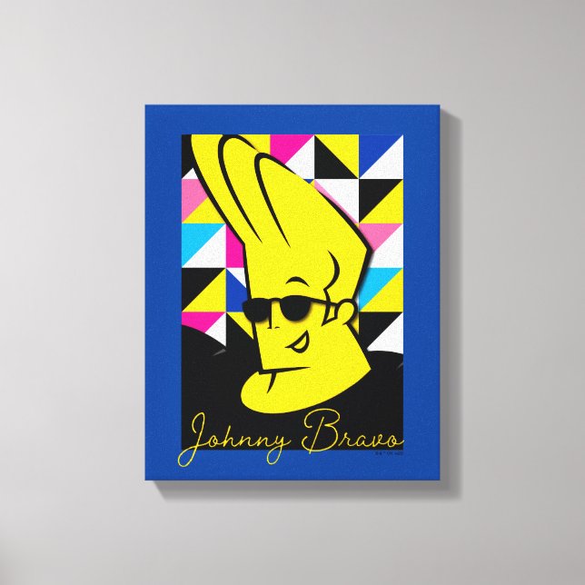 Lienzo Johnny Bravo Pop Art Graphic (Anverso)