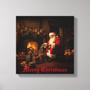 Lienzo Jolly Old Saint Nick