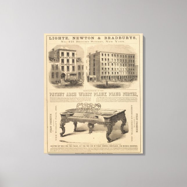 Lienzo Jones, Depots dentales de White y McCurdy (Anverso)