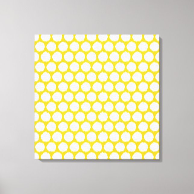 Lienzo Jonquil Asian Moods Ikat Dots (Anverso)