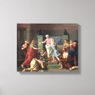 Lienzo José reconoció por sus hermanos, 1789