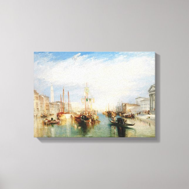 Lienzo Joseph Mallord William Turner | Venecia, de P (Anverso)