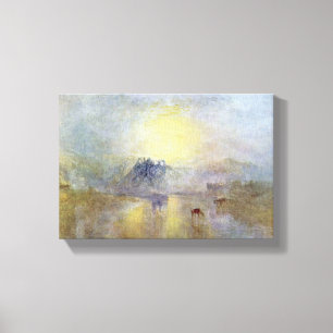 Lienzo Joseph William Turner - Castillo de Norham al aman