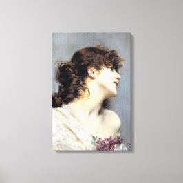 Lienzo Joven sonriente y alegre (de Giovanni Boldini)