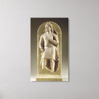 Jóvenes en pie o Maitreya, Gandhara (estuco)