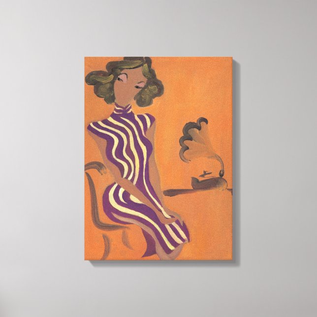 Lienzo Jóvenes florecientes No. 8 (Anverso)