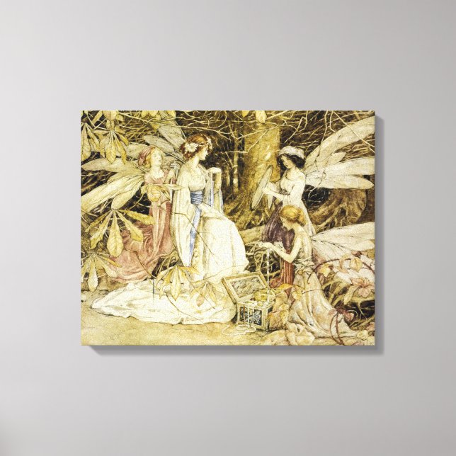 Lienzo "Joyas de hadas" (Anverso)