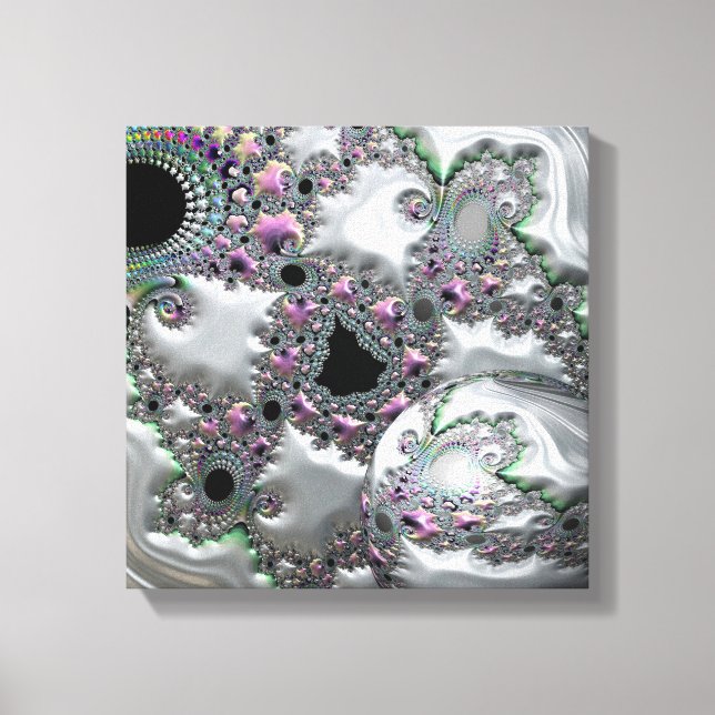 Lienzo Joyas preciosas con tela de esfera (Anverso)