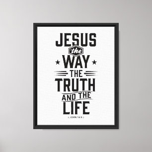 Lienzo Juan 14:6
