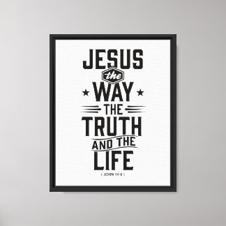 Lienzo Juan 14:6