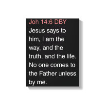 Juan 14:6 Traducción Darby Escritura