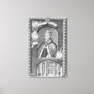 Lienzo Juan de flaco, duque de Lancaster (1340-99)
