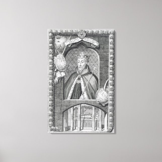 Lienzo Juan de Gaunt, duque de Lancaster (1340-99) despué (Anverso)
