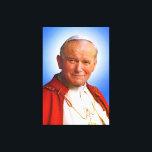 Lienzo Juan Pablo II<br><div class="desc">¡La impresión de tela de San Papa Juan Pablo II nos protege!</div>