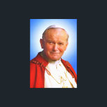 Lienzo Juan Pablo II<br><div class="desc">¡La impresión de tela de San Papa Juan Pablo II nos protege!</div>