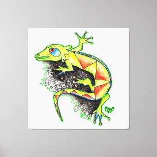 LIENZO JUANA LA IGUANA