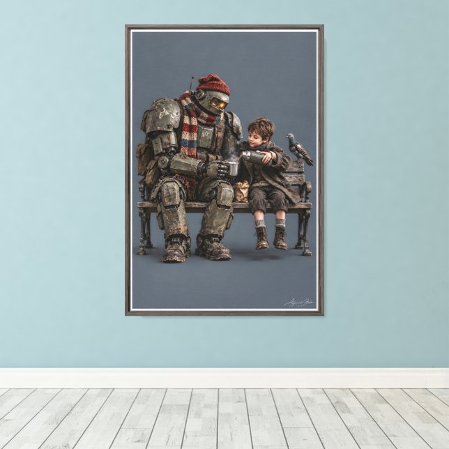 Lienzo Jubilados Juntos (Insitu (piso de madera))