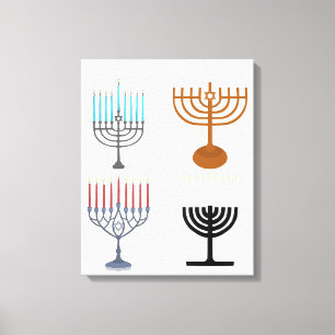 Lienzo Judaísmo Hanukkah Religión judía