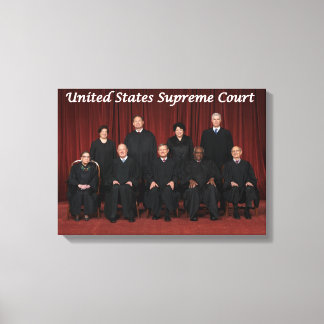 Lienzo Jueces del Tribunal Supremo de los Estados Unidos
