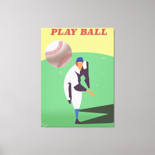 Lienzo ¡Juega Pelota! (Anverso)