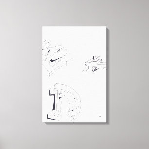 Lienzo Juego de construcción Monograma CLD Dibujo 15 lien