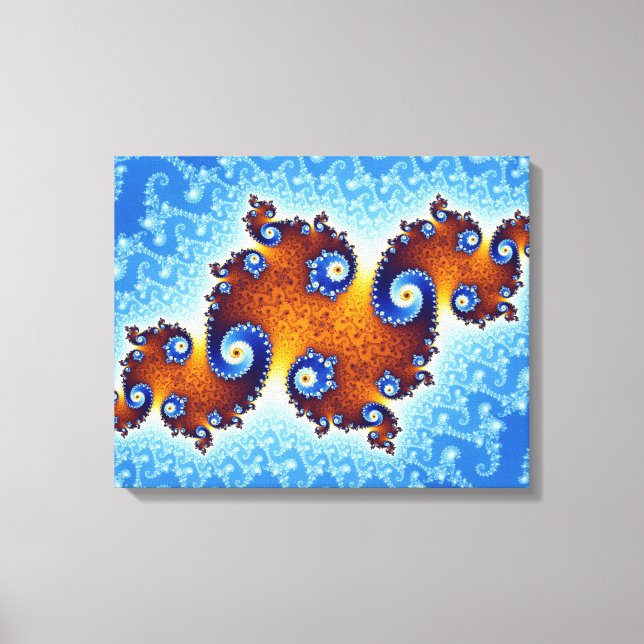 Lienzo Juego de Julia Island Mandelbrot (Anverso)